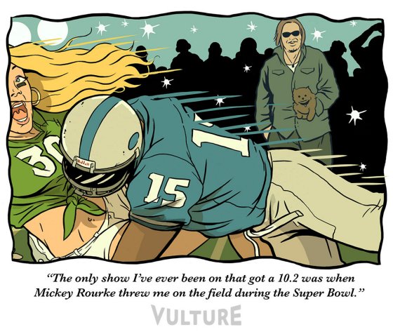 Jenna Maroney ve Mickey Rourke