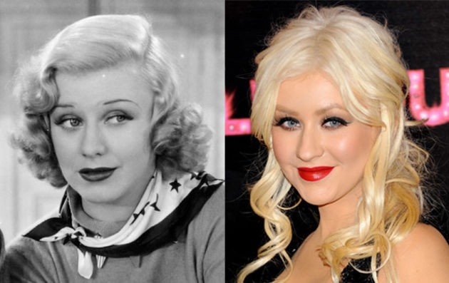 Christina Aguilera ve Oscar Ödüllü oyuncu Ginger Rogers
