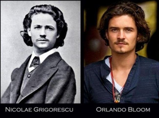 Orlando Bloom and Nicolae Grigorescu